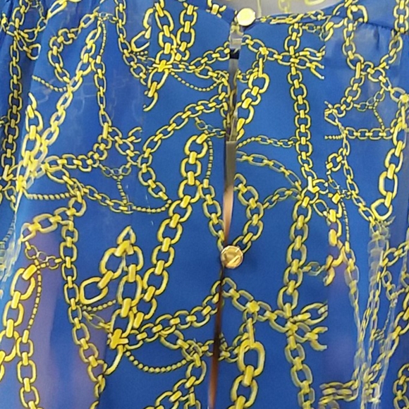 COPY - NWT Jennifer Lopez flowy sheer blouse 3/4 sleeve - Picture 11 of 13